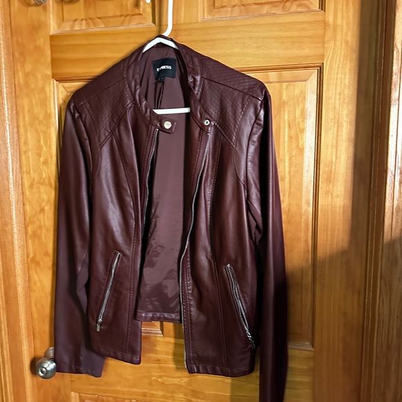 Express Minus the Leather Double Peplum Jacket - Picture 6 of 16